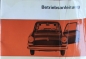 Preview: Volkswagen 1600 Coupe Kombi 1969 Betriebsanleitung (9518)